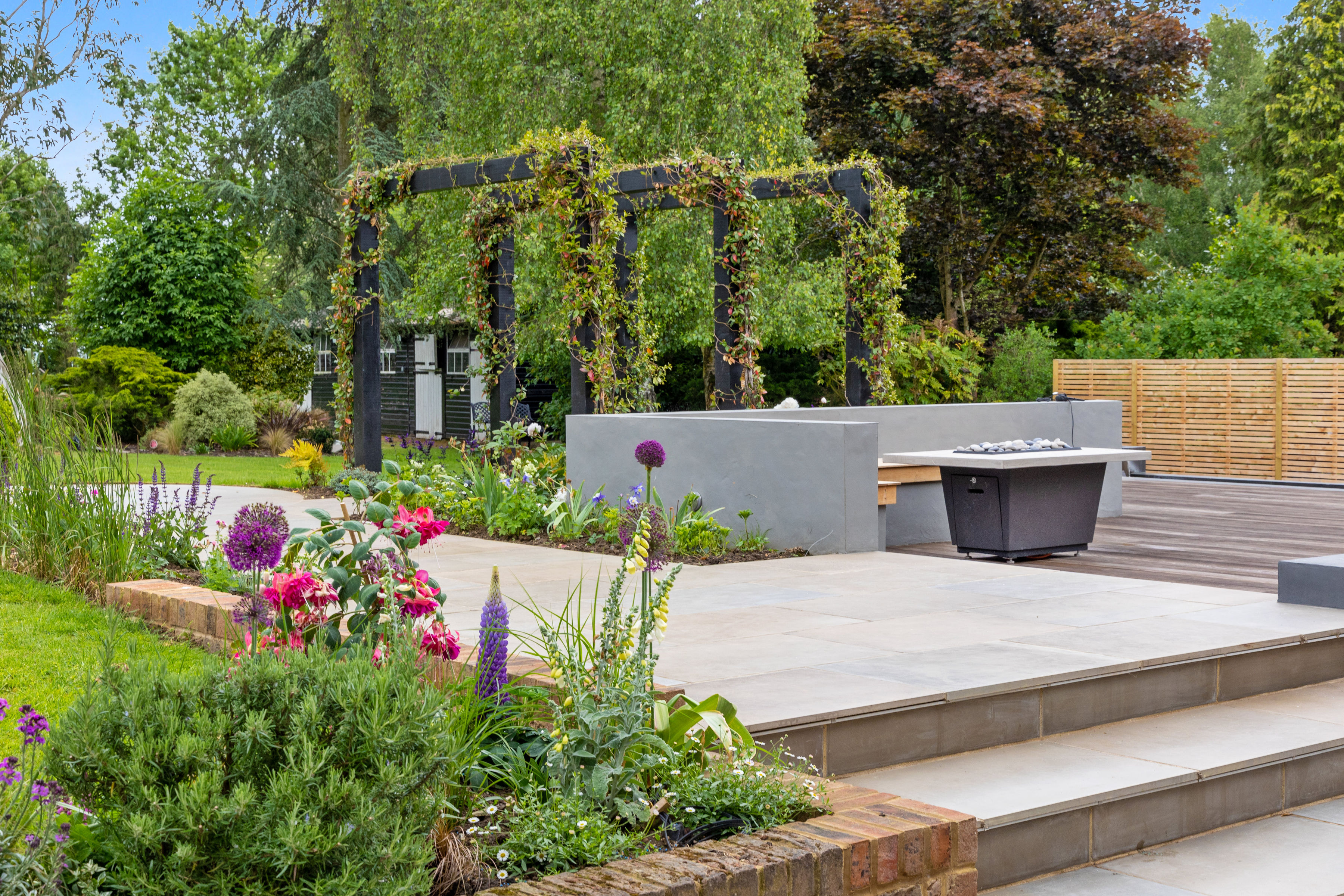 Professional garden landscaping